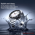 ACS10010 - Galaxy Watch 8 Bezel Tune Pro in black showing stylish and classy. For the ultimate unified look, pair with spigen's galaxy watch 8 modern fit band series. watch band is not included.