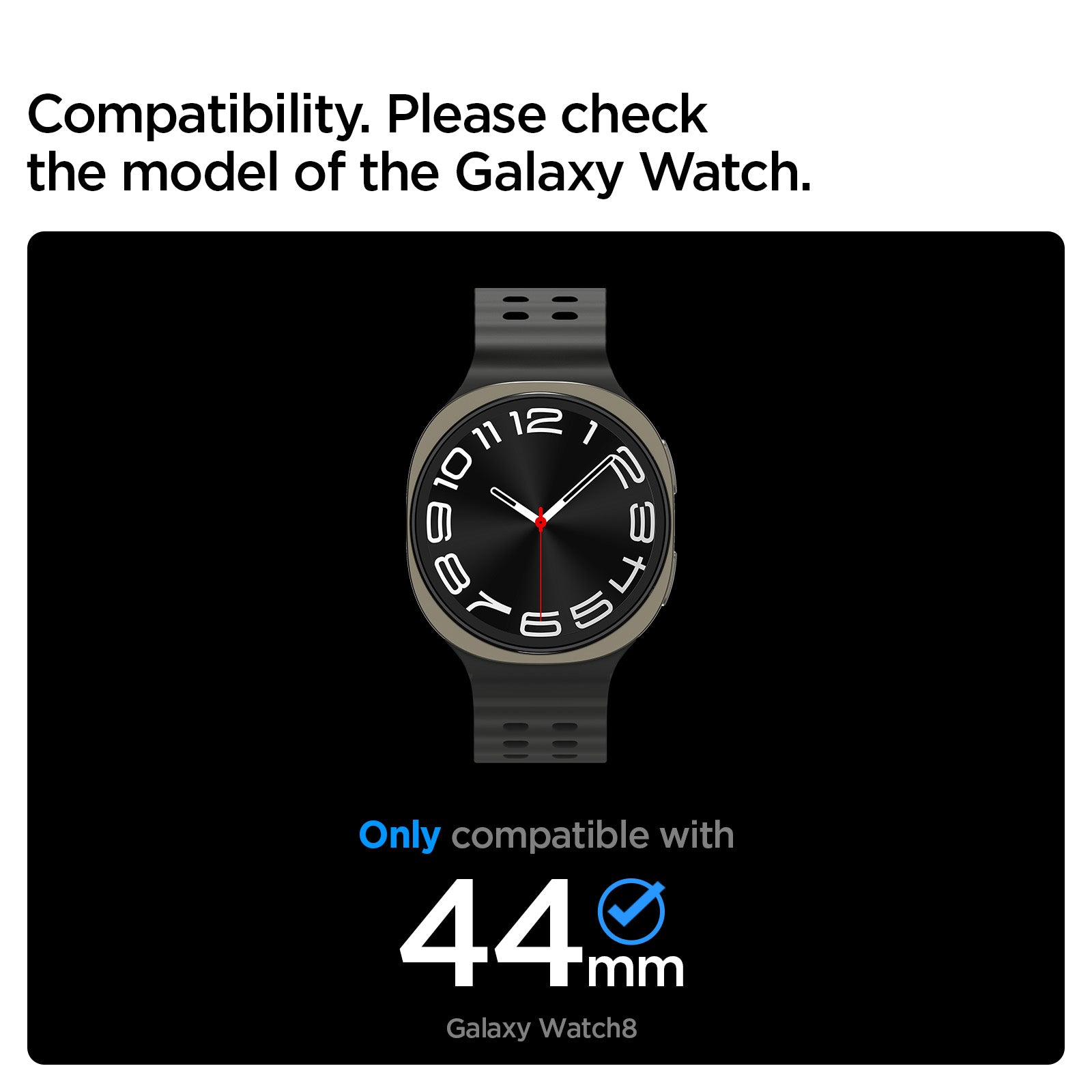 ACS10011 - Galaxy Watch 8 Bezel Tune Pro in sliver compatibility. please check the model of the galaxy watch. only compatible with galaxy watch 8 44mm