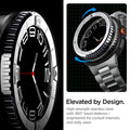 ACS10015 - Galaxy Watch 8 46mm Bezel Tune in sliver ready for any dive. stainless steel with 360 bezel coverage for scratch and impact resistance ideal for everyday wear and underwater adventures