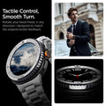 ACS10015 - Galaxy Watch 8 46mm Bezel Tune in sliver spin like before. enjoy smooth, interference free rotation in any direction just like the original bezel.