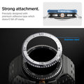 ACS10015 - Galaxy Watch 8 46mm Bezel Tune in sliver strong attachment precisely designed with premium adhesive tape which doesn't fall off easily. stainless steel.