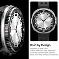 ACS10016 - Galaxy Watch 8 Bezel Tune Pro in black showing bold by design. designed to match the galaxy watch 8's form perfectly achieving a unified look with the bezel tune ring and case combined