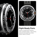 ACS10017 - Galaxy Watch 8 Bezel Tune Pro in sliver showing bold by design. designed to match the galaxy watch 8's form perfectly achieving a unified look with the bezel tune ring and case combined