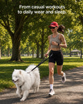 AMP11607 - Galaxy Watch 9 Series WBF1 showing a woman jogging with a dog while wearing the Galaxy Watch 9 watch with adventure band