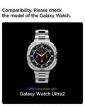 ACS11618 - SWUb Bezel Tune Pro Silver showing SWUb bezel ring product shot with compatibility text for the Galaxy Watch Ultra2 model