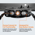 ACS11609 - Galaxy Watch Ultra Series Thin Fit 360 showing Galaxy Watch Ultra case top with button cutouts, plus two people paddleboarding