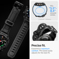 ACS08427 - Galaxy Watch Ultra (47mm) Rugged Armor Pro in Matte Black precise fit. Experience maximum comfort. soft silicone band easily adjusts for the best fit.