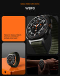 AMP10147 - Galaxy Watch Ultra WBF0 in green showing WBF0 made for galaxy watch. designed to specifically fit the needs of your watch