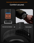 AMP10146 - Galaxy Watch Ultra WBF0 in black showing pull and adjust with fastener for maximum comfort. comfort secured