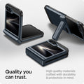 ACS08292 - Galaxy Z Flip 7 FE Case Tough Armor Pro in Metal Slate showing the quality you can trust. High quality materials crafted with durability & protection in mind