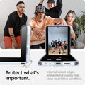 ACS07834 - Galaxy Z Flip 7 FE Case Ultra Hybrid Pro in Crystal Clear showing the clear choice for the Z Flip 7. Showcase your Flip 7, keeping it clear from scuffs and scratches