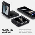 ACS08289 - Galaxy Z Flip 6 Case Ultra Hybrid Pro Zero One in Zero One showing the quality you can trust. High quality materials crafted with durability and protection in mind