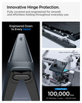 ACS11558 - Galaxy Z Fold 8 Slim Armor Pro (Mag Fit) Metal Slate showing the 