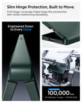 ACS11850 - Galaxy Z Fold 8 Ultra Tough Armor Pro (Mag Fit) Abyss Green showing the 