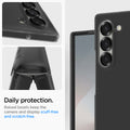 ACS07814 - Galaxy Z Fold 6 Case Ultra Hybrid Pro in Frost Gray showing the daily protection. Raised bezels keep the camera and display scuff-free and scratch-free