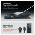 ACS09550 - Galaxy Z Fold 7 Tough Armor Pro (MagFit) in metal slate Enhanced Magnetic strength. Built in magnet ring for seamless Magsafe attachment. Built in magnet ring unlocks a new world of magfit essentials. Driving vibrations may cause detach ment. Use 