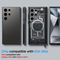 ACS07298 - Galaxy S24 Ultra Case Ultra Hybrid Metal Ring Zero One (MagFit) in Zero One only compatible with s24 ultra. not compatible with galaxy s24 and galaxy s24+