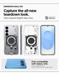 ACS09470 - Galaxy S25 Case Ultra Hybrid Metal Ring Neo One (MagFit) in Neo One capture the all new teardown look. ultra hybrid magfit neo one. Only compatible with galaxy S25.
