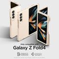 ACS05511 - Galaxy Z Fold 4 Case Thin Fit P in pearled ivory showing the compatibility only with Galaxy Z Fold4