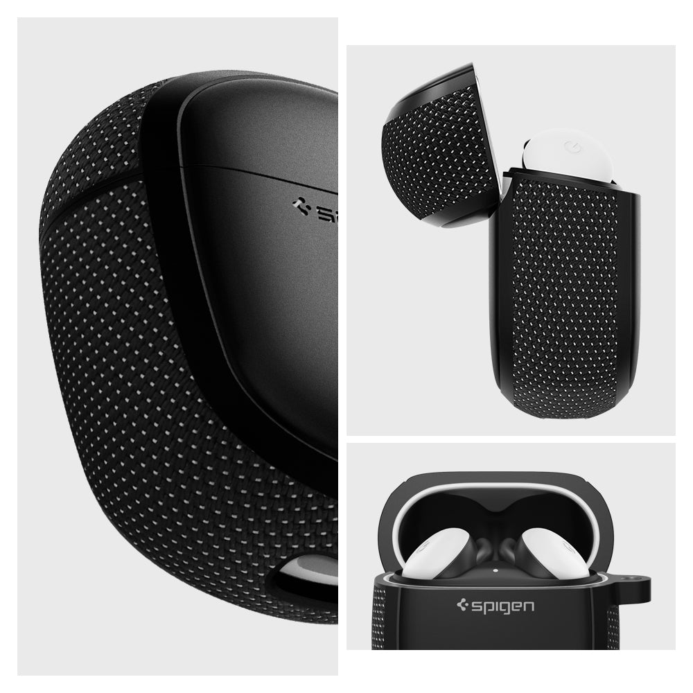ASD01310 - Pixel Buds 2 Series Case Classic Fit in black showing detail.
