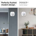 AHP02763 - Google Nest Thermostat Wall Plate in white showing the perfect match for your house. Daily protection and designed fitting any interior design