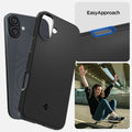 ACS08219 - iPhone 16 Sand Blast in Matte Black showing easy approach