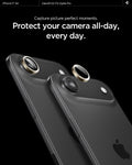 AGL10131 - iPhone 17 Air Optik Pro EZ Fit Lens Protector showing the high aluminosilicate. Tempered glass protects your lens.