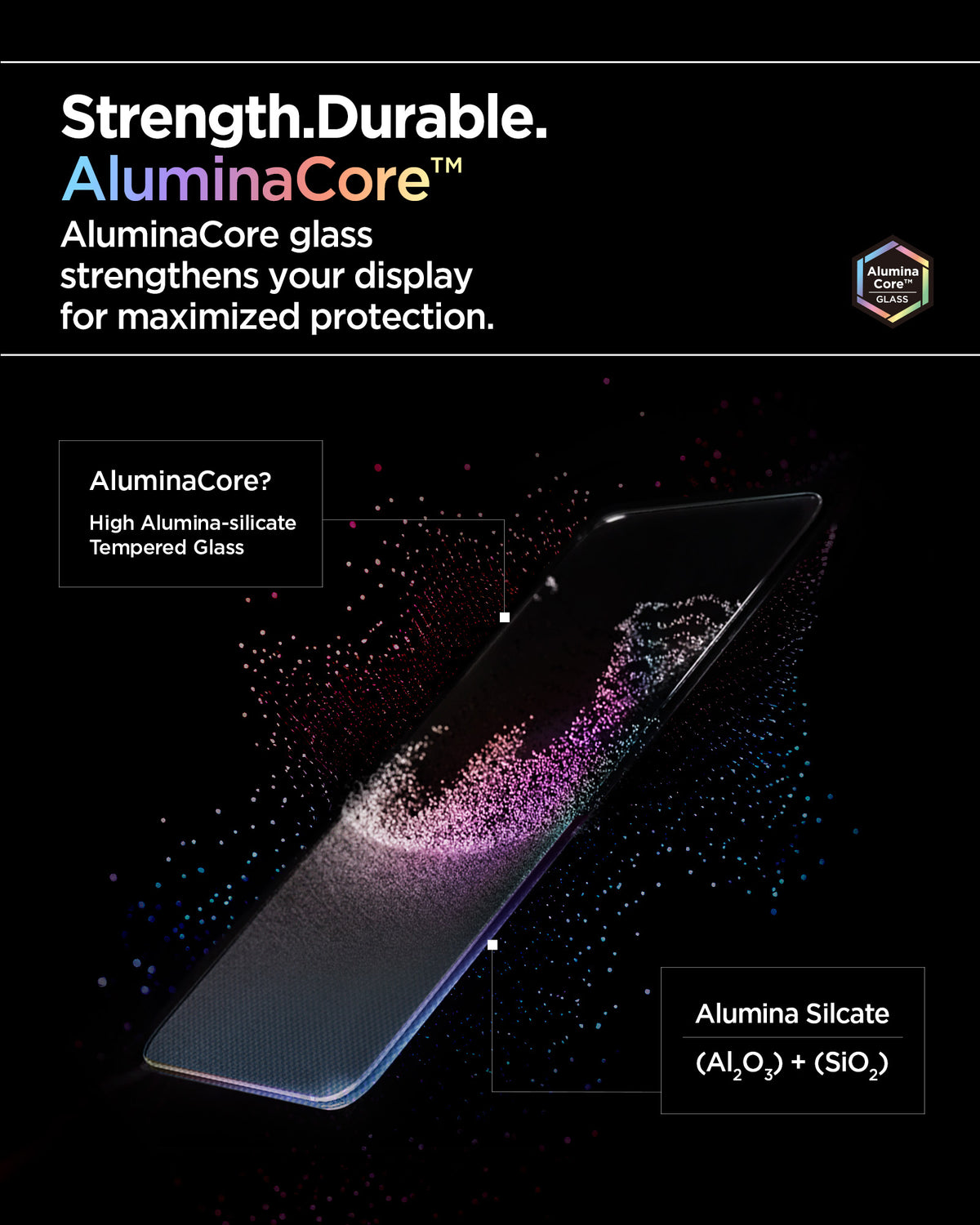 AGL11323 - iPhone 18 Pro / iPhone 17 Pro GLAS.tR AlignMaster S showing durable aluminosilicate tempered glass designed for enhanced screen protection.