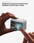 AGL11171 - Insta360 Go Ultra Glas.tR SLIM showing experience responsive touchscreen feedback without lag or delay