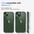 ACS04562 - iPhone 13 Case Ultra Hybrid in Midnight Green showing the compatibility only with iPhone 13. Not compatible with iPhone 13 mini | 13 Pro | 13 Pro Max