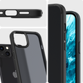 ACS03625 - iPhone 13 Mini Case Ultra Hybrid Matte in frost black showing the different angles