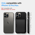 ACS03274 - iPhone 13 Pro Case Slim Armor CS in black showing only compatible with iPhone 13 pro. not compatible with iPhone 13 mini, 13, 13 pro max
