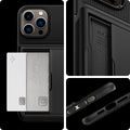 ACS03274 - iPhone 13 Pro Case Slim Armor CS in black showing back for the card and case.