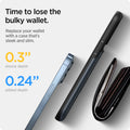 ACS03220 - iPhone 13 Pro Max Case Slim Armor CS in metal slate showing time to lose the bulky wallet. Replace your wallet with a case that's sleek and slim.