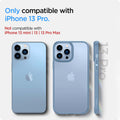 ACS04132 - iPhone 13 Pro Case Ultra Hybrid in sierra blue showing the compatibility only with iPhone 13 Pro. Not compatible with iPhone 13 mini | 13 | 13 Pro Max