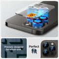 AGL05217 - iPhone 15 Pro / 15 Pro Max Optik Pro Lens Protector L-series  showing the perfect fit. Precisely designed for a flush look