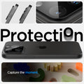 AGL06913 - iPhone 16 Pro / 16 Pro Max Optik Lens Protector in black protection. capture the moment.
