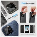 AGL06913 - iPhone 16 Pro / 16 Pro Max Optik Lens Protector in black  mix and match, press to remove.