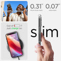 ACS08077 - iPhone 16 Plus Case Ultra Hybrid (MagFit) in Carbon Fiber optimal slimness. Out of battery? Just charge on. 0.31