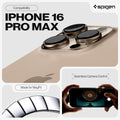 ACS08503 - iPhone 16 Pro Max Case Tough Armor T AI (MagFit + Camera Control) in Black showing the compatibility with iPhone 16 Pro Max made for MagFit and seamless camera control