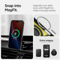 ACS08510 - iPhone 16 Pro Case Tough Armor T AI (MagFit + Camera Control) in Black showing the snap into MagFit, upgrade your daily carry with MagFit to make everyday better, Extra snappy