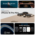 ACS09069 - iPhone 16 Pro Max Case Ultra Hybrid T (MagFit + Camera Control) in Frost Rose Titanium showing the seamless camera control, MagFit compatible, perfect attraction