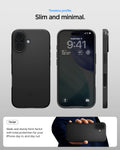ACS09969 - iPhone 17 Thin Fit (MagFit) in Black check timeless profile. slim and minimal. Design. Sleek and sturdy form factor with total protection for your iPhone day in and day out.