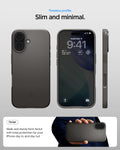 ACS09971 - iPhone 17 Thin Fit (MagFit) in Gunmetal check timeless profile. slim and minimal. Design. Sleek and sturdy form factor with total protection for your iPhone day in and day out.
