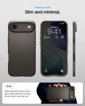 ACS09918 - iPhone 17 Air Thin Fit (MagFit) in Gunmetal check timeless profile. slim and minimal. Design. Sleek and sturdy form factor with total protection for your iPhone day in and day out.