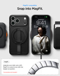 ACS09934 - iPhone 17 Pro Thin Fit (MagFit) in black showing Mag Fit compatibility with magnetic charging and everyday accessories.