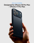 ACS09882 - iPhone 17 Pro Max Thin Fit (MagFit) in Metal Slate showing a slim case designed for compatibility across two device generations.