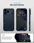 ACS09882 - iPhone 17 Pro Max Thin Fit (MagFit) in Metal Slate check timeless profile. slim and minimal. Design. Sleek and sturdy form factor with total protection for your iPhone day in and day out.