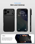 ACS09934 - iPhone 17 Pro Thin Fit (MagFit) in black check timeless profile. slim and minimal. Design. Sleek and sturdy form factor with total protection for your iPhone day in and day out.