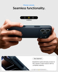 ACS09882 - iPhone 17 Pro Max Thin Fit (MagFit) in Metal Slate showing precise button cutouts for seamless camera control access and functionality.